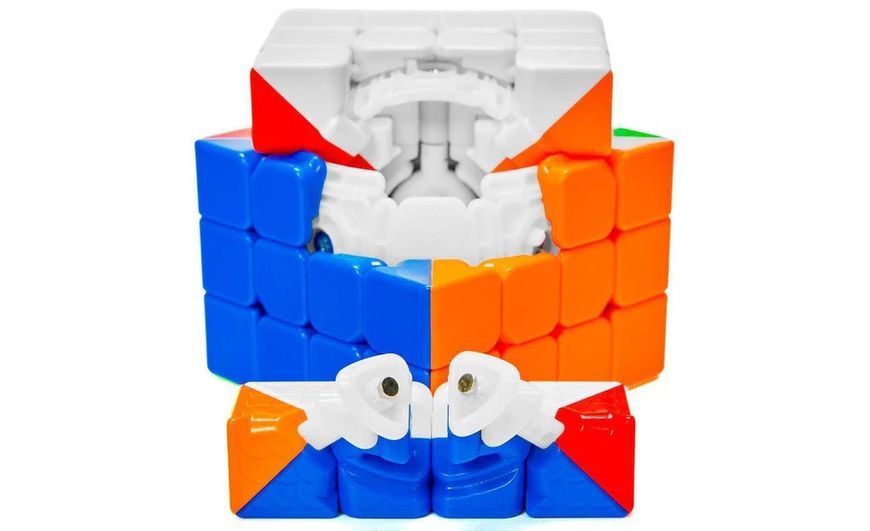 Кубик MoYu 4x4 AoSu V7 Dual-Track Magnetic UV stickerless MYAS243 фото