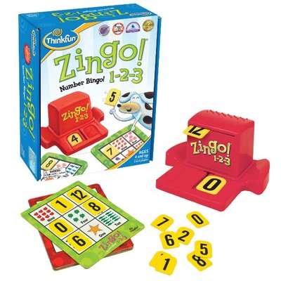 Игра Зинго 1-2-3 | ThinkFun Zingo 1-2-3 7703 фото