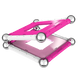 Geomag Panels розовый 22 детали | Магнитный конструктор Геомаг PF.524.340.00 фото 4