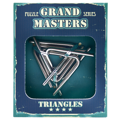 Grand Master Puzzles TRIANGLES blue | Головоломка металева 473252 фото