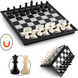 Шахматы магнитные черно-белые размер доски  36x36 см 4912-B фото 2
