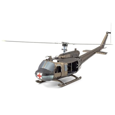 Металевий 3D конструктор Гелікоптер UH-1 Huey ME1003 фото